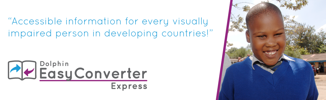 "Accessible information for every visually impaired person in developing countries!"